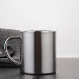 Maxbell Coffee Mugs Stainless Steel Double Wall Insulated Coffee Mug Food Grade Tea Cups Set of 5