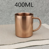 Maxbell 2 Color Stainless Steel Double Wall Insulated Cup Tea Water Coffee Mug 400ml