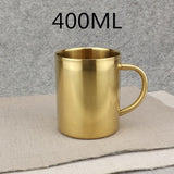 Maxbell 2 Color Stainless Steel Double Wall Insulated Cup Tea Water Coffee Mug 400ml