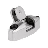 Maxbell 4pcs Heavy Duty 316 Stainless Steel Marine Boat Swivel Deck Hinge with Rubber Pad Bimini Top Fitting Universal