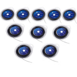 Maxbell 10Pcs Stainless Steel Wire Lures Leader Trace Fishing Line Accessories 10m 7 Strands