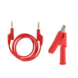 Maxbell Stackable 4mm Banana Plug Multimeter Test Cable +Mouse Alligator Clip