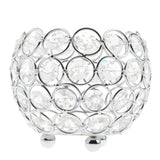 Maxbell 2Piece 10cm Crystal Bling Votive Tealight Candle Holder Wedding Centerpiecer