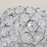 Maxbell 2Piece 10cm Crystal Bling Votive Tealight Candle Holder Wedding Centerpiecer