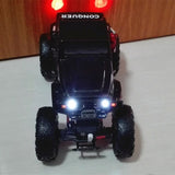 Maxbell 4 LED RC Car LED Lamp   White+3mm Red Light Headlights Taillights Set