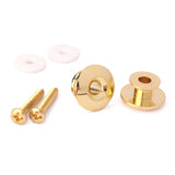 Maxbell 4pcs Plating Strap Locks for Electric Acoustic Guitar Bass Replacement Parts