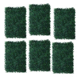 Maxbell 6Pieces Artificial Foliage Plant Wall Panels Outdoor Patio Decor Milan Grass