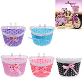 Maxbell 11x Children Kids Girls Bicycle Front Basket Bike Cycle Shopping Holder Pink