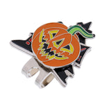 Maxbell New Halloween Pumpkin & Santa Claus Golf Ball Marker with Magnetic Hat Clip