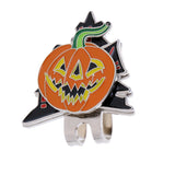 Maxbell New Halloween Pumpkin & Santa Claus Golf Ball Marker with Magnetic Hat Clip