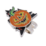 Maxbell New Halloween Pumpkin & Santa Claus Golf Ball Marker with Magnetic Hat Clip