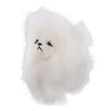 Maxbell Lifelike Plush Simulation Animal Model Realistic Dog for Home Ornament Desktop Decor Kid Toy Gift Collectibles