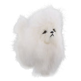 Maxbell Lifelike Plush Simulation Animal Model Realistic Dog for Home Ornament Desktop Decor Kid Toy Gift Collectibles