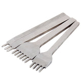 Maxbell Leather Strap Strip with White Steel Hole Punches Stitching Chisel Set 4mm