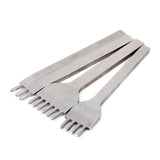 Maxbell Leather Strap Strip with White Steel Hole Punches Stitching Chisel Set 4mm