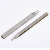 Maxbell Leather Strap Strip with White Steel Hole Punches Stitching Chisel Set 4mm