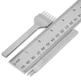 Maxbell Leather Strap Strip with White Steel Hole Punches Stitching Chisel Set 4mm