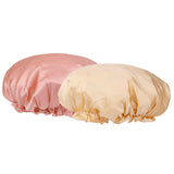 Maxbell 2 Pieces Night Cap for Women, 100% Silk Sleep Cap,Head Cover Bonnet, Sleeping Cap for Hair Care