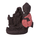 Maxbell 3 Pieces Ceramic Buddha Handcraft Backflow Censer Holders Incense Burner Set