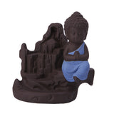 Maxbell 3 Pieces Ceramic Buddha Handcraft Backflow Censer Holders Incense Burner Set