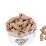 Maxbell Set of Incense Burner Smoke Backflow Censer Handcraft + 70pcs Lavender Incense Cones
