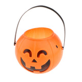 Maxbell 5Pcs Halloween Kid Trick or Treat Candy Holder Bucket with Handle Candy Bowl