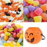 Maxbell 5Pcs Halloween Kid Trick or Treat Candy Holder Bucket with Handle Candy Bowl