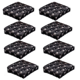 Maxbell 8 Pieces Polka Dot Stretch Spandex Chair Seat Cover for Dinning Room Decor