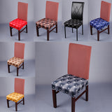 Maxbell 8 Pieces Polka Dot Stretch Spandex Chair Seat Cover for Dinning Room Decor