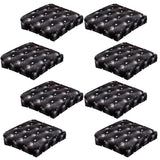 Maxbell 8 Pieces Polka Dot Stretch Spandex Chair Seat Cover for Dinning Room Decor
