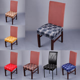 Maxbell 8 Pieces Polka Dot Stretch Spandex Chair Seat Cover for Dinning Room Decor