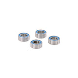 Maxbell 4 Pieces AXA1218 Steel Ball Bearings with Blue Rubber Seals 5x10x4mm for 1/10 AXIAL SCX10 RC Racing Car Parts