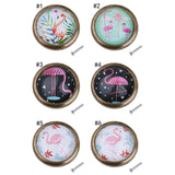 Maxbell Adorable Drawer Closet Door Knob Decorative Flamingo Drawer Knob 6 Pieces