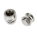 Maxbell 6 Pieces Pigeon and Heart Pattern Stainless Steel Cremation Urn Ash Holder