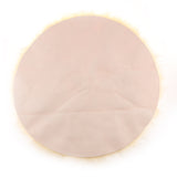 Maxbell 2Pcs Artificial Sheepskin Rug Fluffy Home Floor Carpet Seat Cushion Round