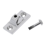 Maxbell 2 Pieces 316 Stainless Steel Bimini Top Deck Hinge Side Mount for Marine, Boats, Canopy Tops