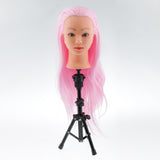 Maxbell Mannequin Manikin Practice Hair Head + Metal Cosmetology Holder Tripod Stand