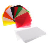 Maxbell 250 Pieces White and Colorful Tracing Paper Sheets for Drawing DIY 15x10cm