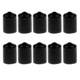 Maxbell 10 Pieces 12mm Screw-on Billiard Pool Cue Tips with 10Pcs Cue Tip Protector