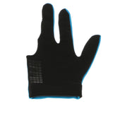 Maxbell 5 Pieces Elastic 3 Finger Right Hand Snooker Billiards Pool Cue Glove Blue