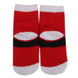 Maxbell 2prs Kids Toddler Christmas Slipper Socks Xmas Stocking Cotton Hosiery