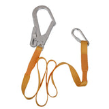 Maxbell Outdoor Climbing Safety Harness Belt Lanyard with Carabiner Buckle + Helmet