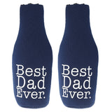 Maxbell 2 Pair of Best Dad Ever Beer Soda Can Cooler Sleeve Wrap Holder Father Gifts