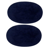 Maxbell 3 Colors Pairs Sew-On Suede Oval Elbow Knee Patches for Sweater Pants Repair Craft