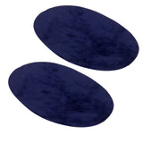 Maxbell 3 Colors Pairs Sew-On Suede Oval Elbow Knee Patches for Sweater Pants Repair Craft