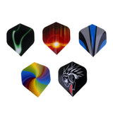 Maxbell 60 Pieces/Pack Assorted Color Durable Professional Standard Dart Flights