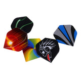 Maxbell 60 Pieces/Pack Assorted Color Durable Professional Standard Dart Flights
