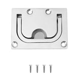 Maxbell 2 Pieces 316 Stainless Steel Boat Hatch Cabinet Locker Lift/Pull Ring Handle