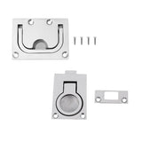 Maxbell 2 Pieces 316 Stainless Steel Boat Hatch Cabinet Locker Lift/Pull Ring Handle