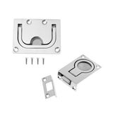 Maxbell 2 Pieces 316 Stainless Steel Boat Hatch Cabinet Locker Lift/Pull Ring Handle